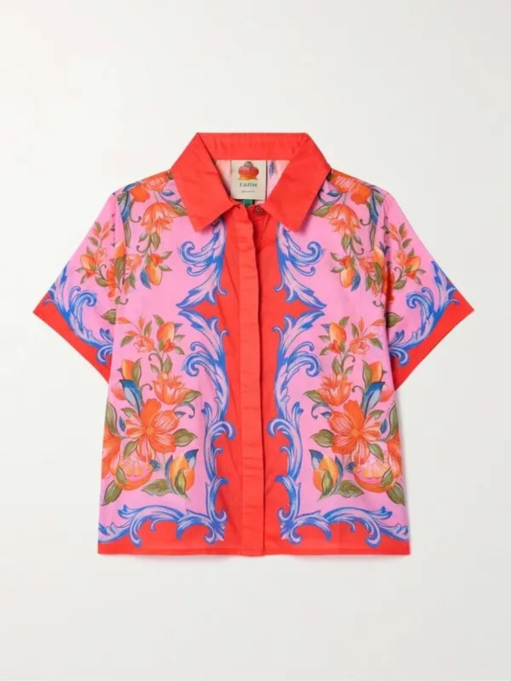 NWT FARM Rio Sicily Floral shirt size XS